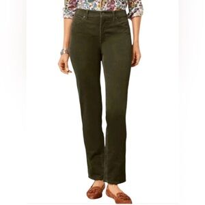 Talbots Olive Corduroy Pants